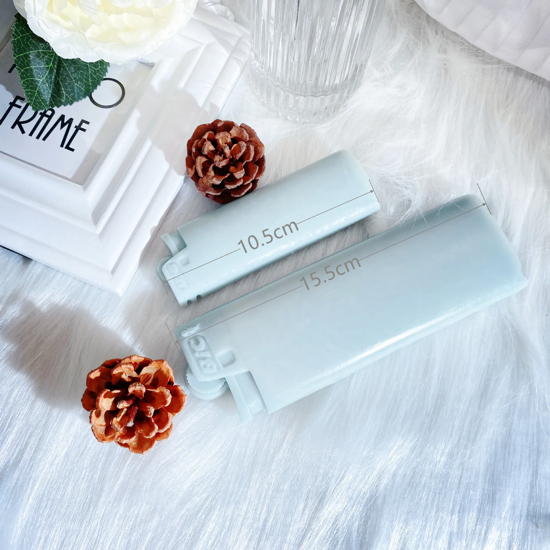 3D Lighter Silicone Mold DIY Candle Silicone Mold Gypsum Home Decoration