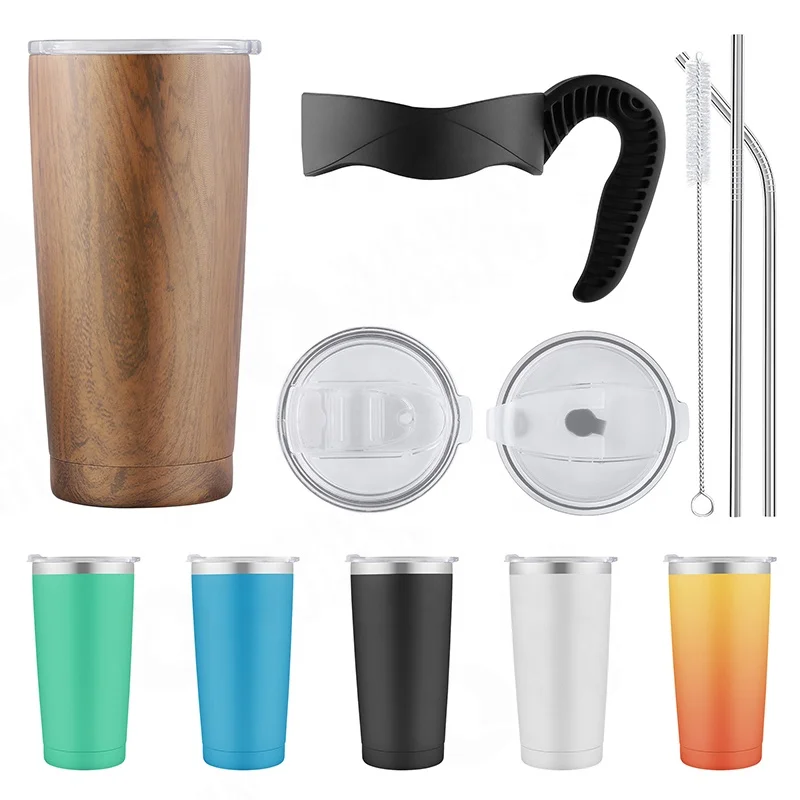 20oz Outdoor Custom Patterns Insulated Coffee Tea  Stainless Steel Tumbler Wholesale