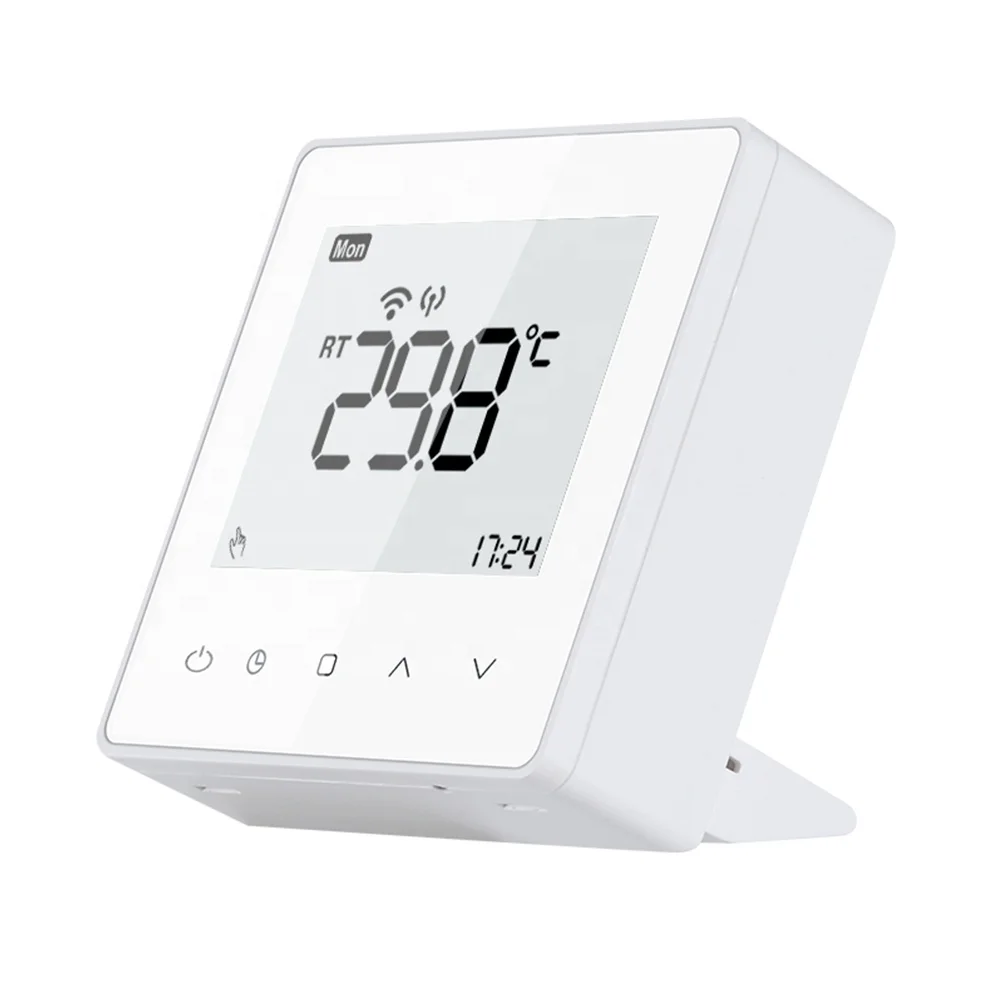 Smart wifi Programmable digital display wireless tuya floor Heating Gas Boiler Thermostat