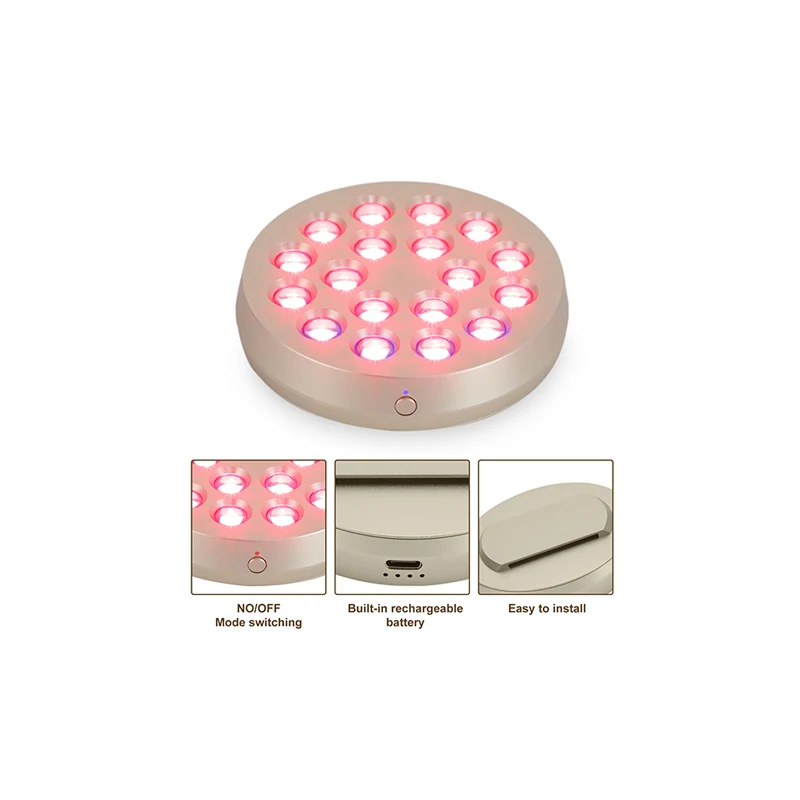 Kinreen Photon 660nm 850nm Private Label Tdp Celluma Face And Neck Infrar Red Light Lamp Therapi Led Bodi Infra Treatment Pods