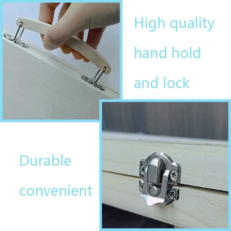 Deluxe Kids Gift Stationery Drawing Set 188pcs Wood Box Portable with marker pen Creativity Painting Art Set