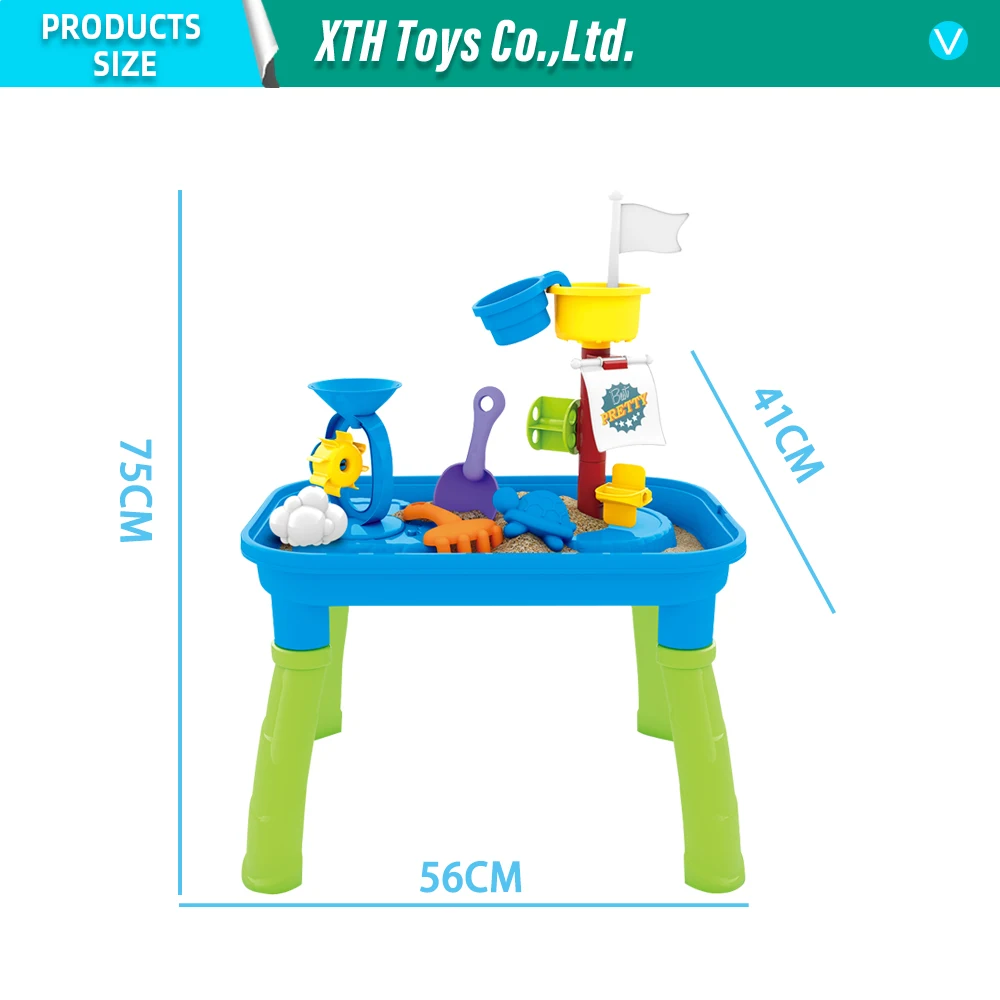 2023 New Arrivals Summer Toys Kids Sand and Water Table for Toddlers 3 in 1 Indoor & Outdoor Water Table for  For Boys and Girls