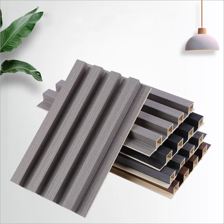 Attractive Bamboo Cladding Living Room Furniture Composite Board Wpc Wood Slat Outdoor 3d Wall Panels For Pvc Fence