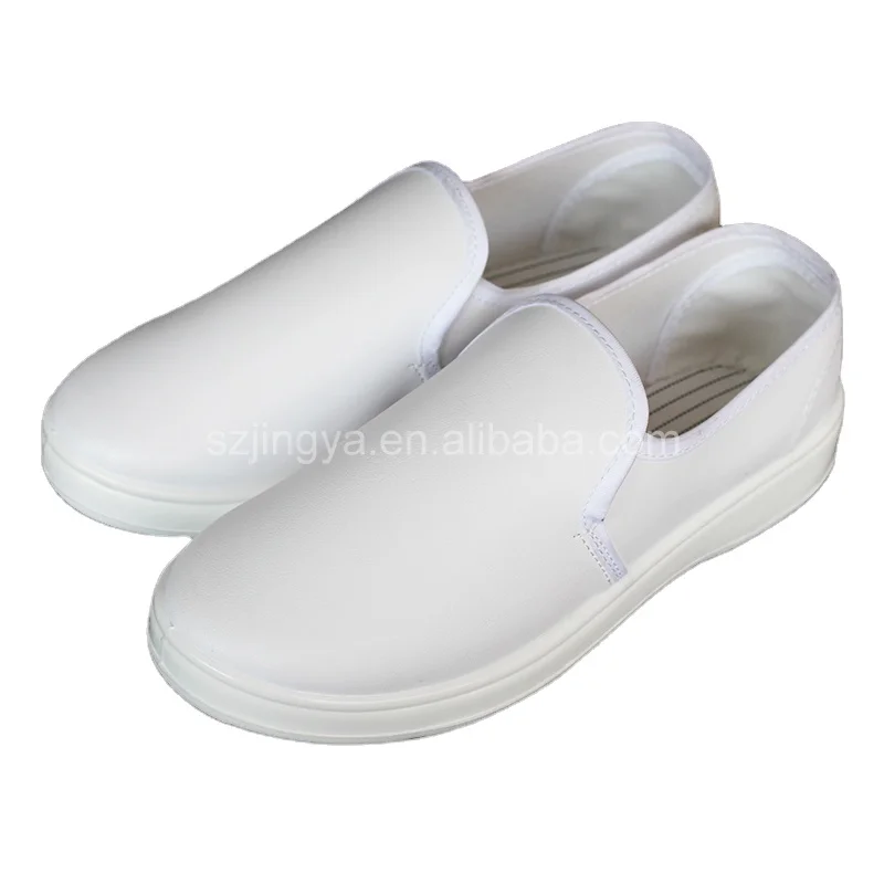 
Operating room widely used white medical nurse canvas surface esd safety shoes 