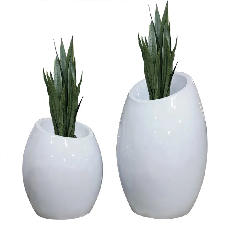 
 OEM Лидер продаж современный творческий конкретный стекловолокна пол большая ваза для отеля торговый центр   (62355367479)