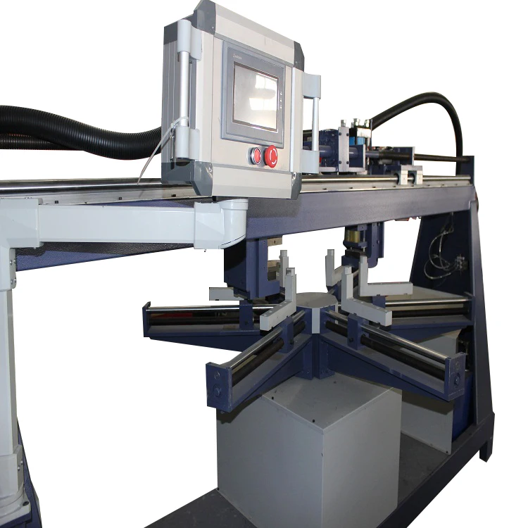 full automatic punching machine steel band flange punching machine round pipe processing machine