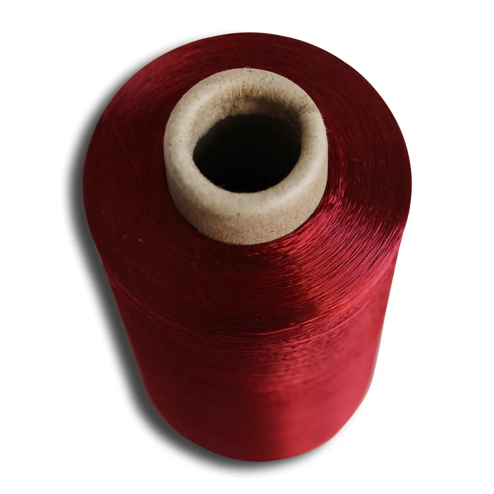 customized color rayon filament yarn 1KG/cone for embroidery