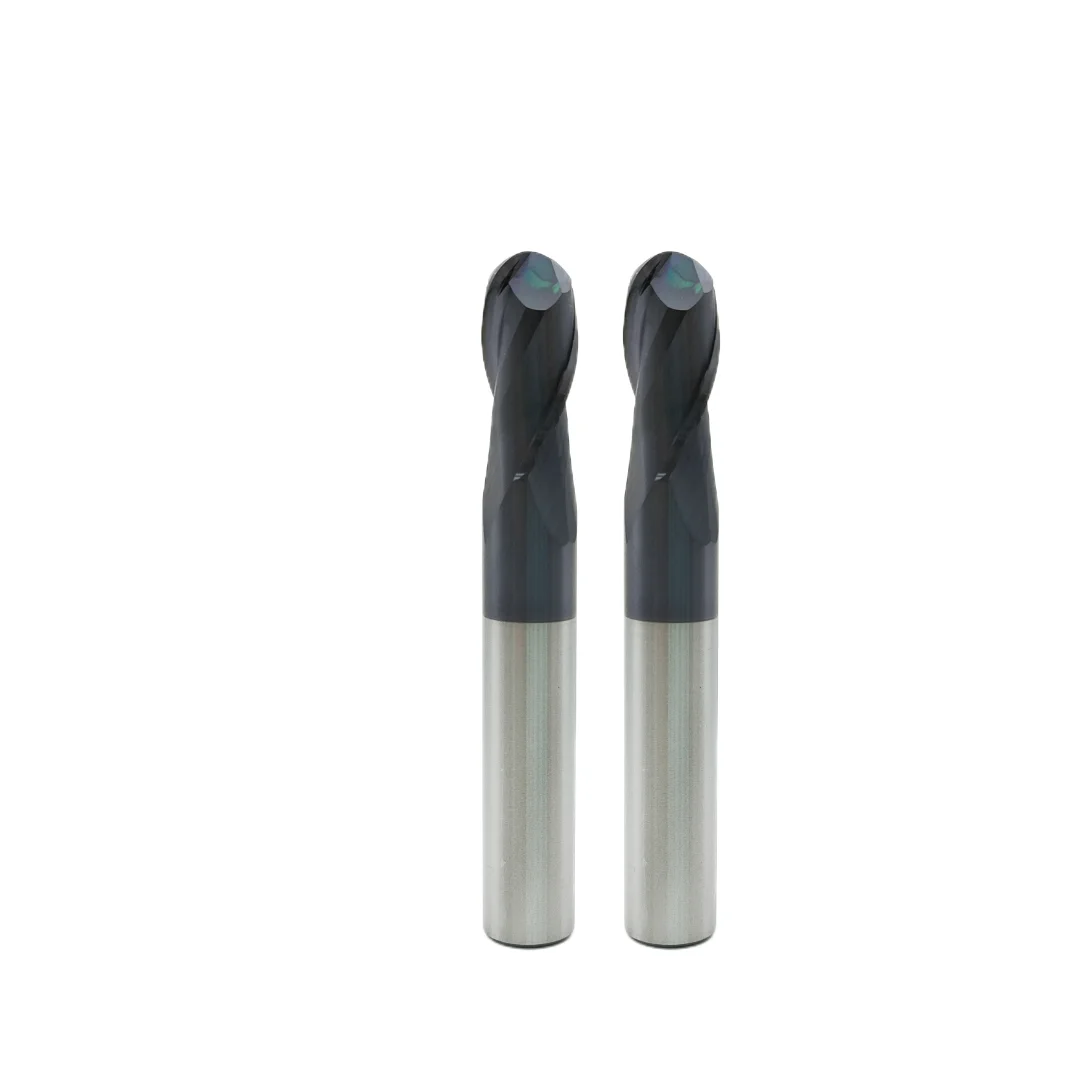 Original cnc milling 2-4flute endmill carbide 4mm 5mm 6mm 8mm ballnose end mill cutter carbide ball end mills