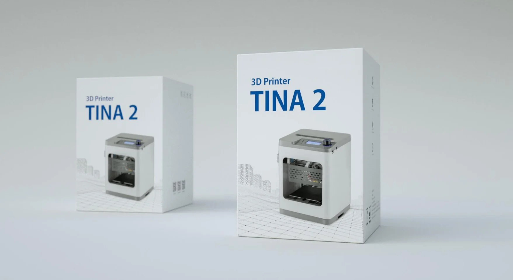 
wholesale portable primary school single color sticker 3d printer Tina2 