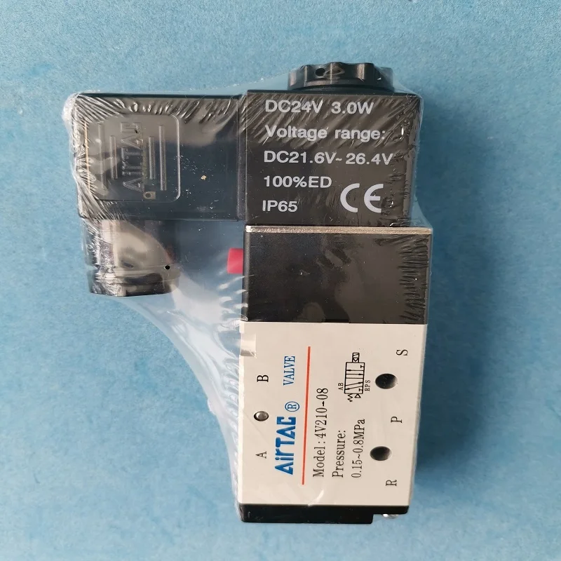 
Электромагнитный клапан AirTAC 24 В для пневматического дырокола 