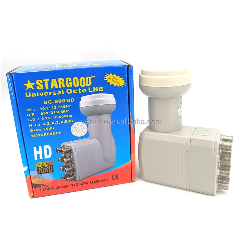 China Manufacturer Supply Hot Selling Digital KU Band Single/Twin/Quad /Octo Stargold LNB
