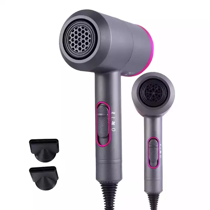 Hot Sale Professional Salon Electric Hair Dryer Powerful Hot Cold Wind Negative Ionic Blower 3 In 1 Home Brush Hair Dry Blower