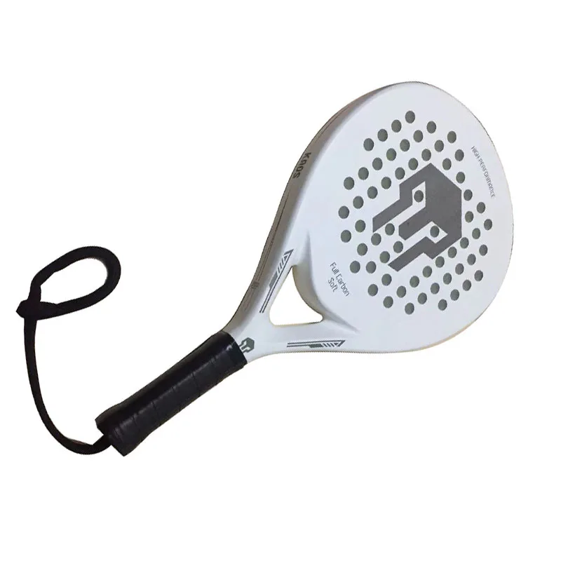 Ракетка для тенниса из углеродного волокна для мужчин и женщин, ракетка для тенниса для лица из ЭВА, пляжные ракетки