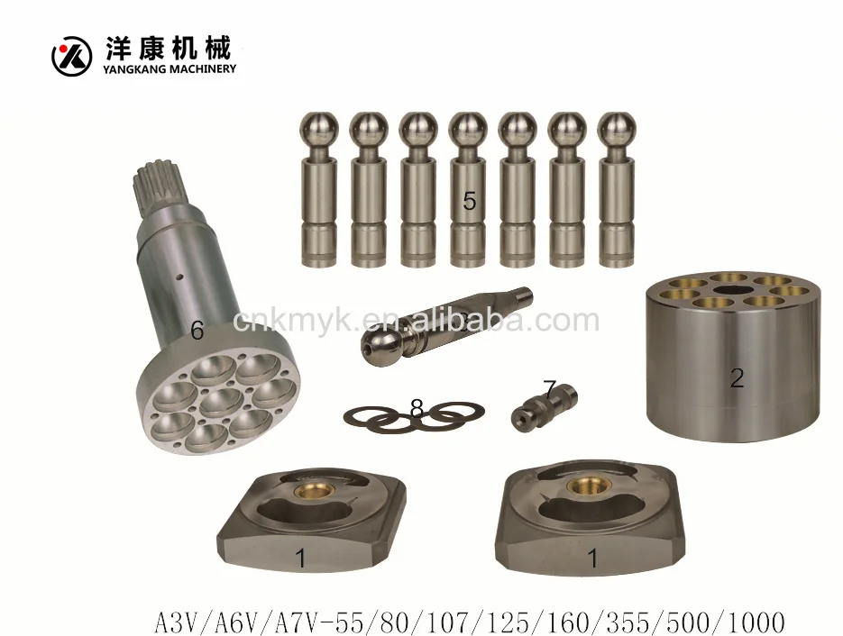 Manufacturer Factory Sale Excavator Hydraulic Spare Parts Repair Kits Main Pump Piston Swing Motor Pump Travelling Motor