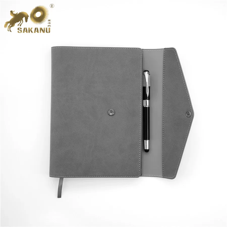 A5 Journal PU Leather Diary Premium Notebook Planner  With Buttons