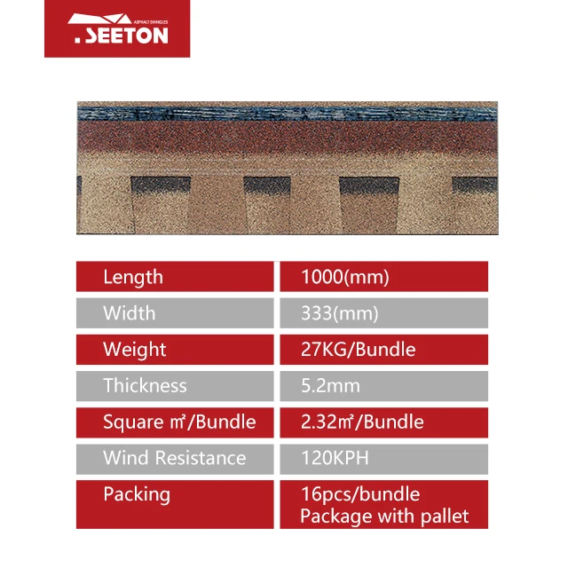 US standard architectural laminated shingles fiberglass mat roofing tiles