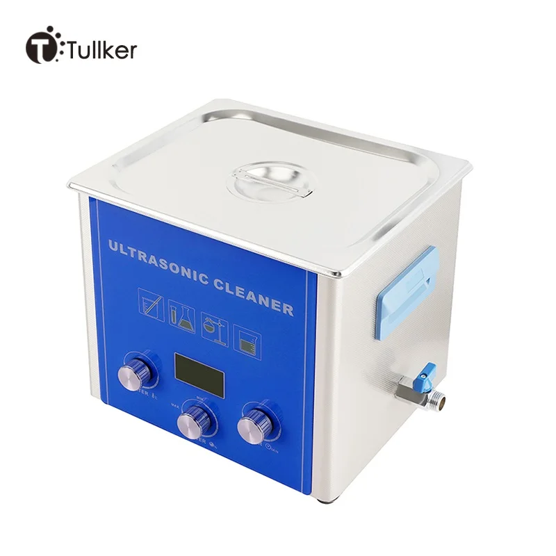 Tullker Mechanical Control Lab Hospital Glass Mold Dust Oil Cleaning Machine 15L Ultrasonic Cleaner