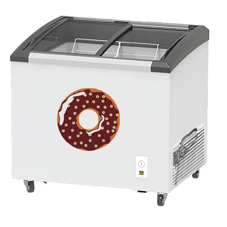 DC POWER 5.93cube feet BD/BC-168Y 12/24V Solar Powered Ice Cream Chest Deep Freezer