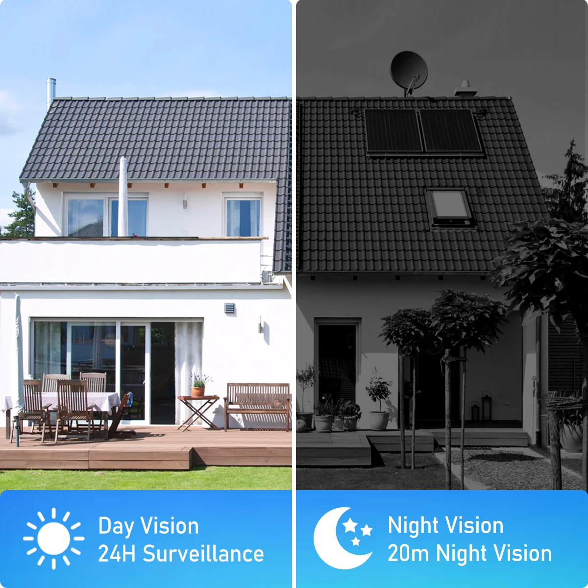 Камера видеонаблюдения JideTech H.265, 5 Мп