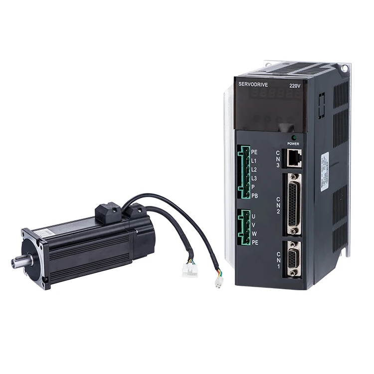 High torque sewing machine servomotor with canopen/ethercat driver AC servo motor for CNC