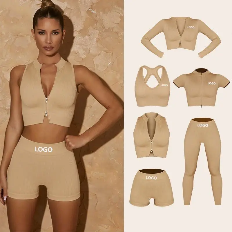 Best-selling 2022 workout sets spandex dropshipping seamless yoga set 2022