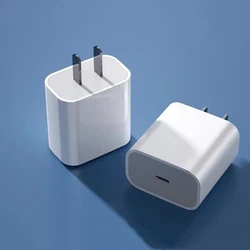 Original USB Type C Cable Charger US EU UK Plug PD 20W Fast Charging Wall Adapter For Phone lPad