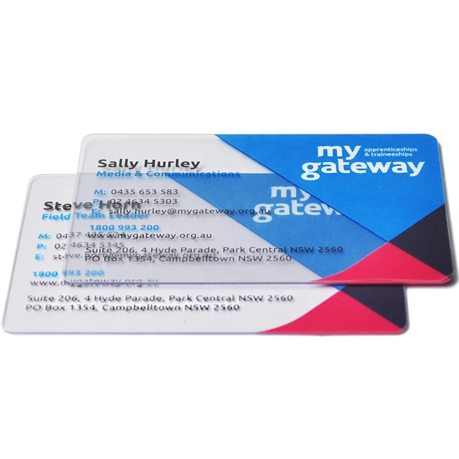 Best Price Customized  Transparent  PVC  School Business Payment VIP Card