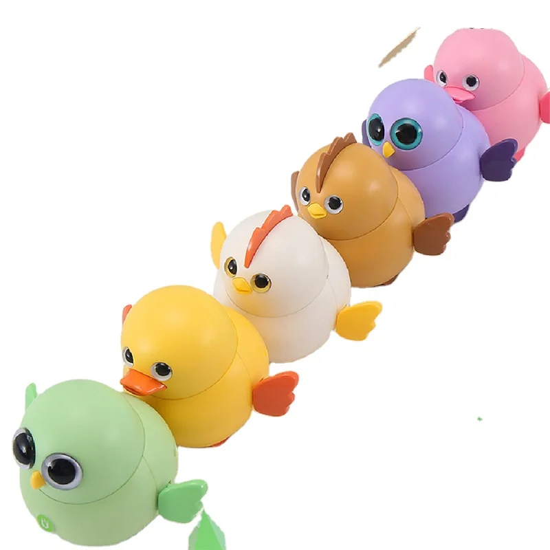Newest electric magnet lovely rotating swing chicken toy kids with sound