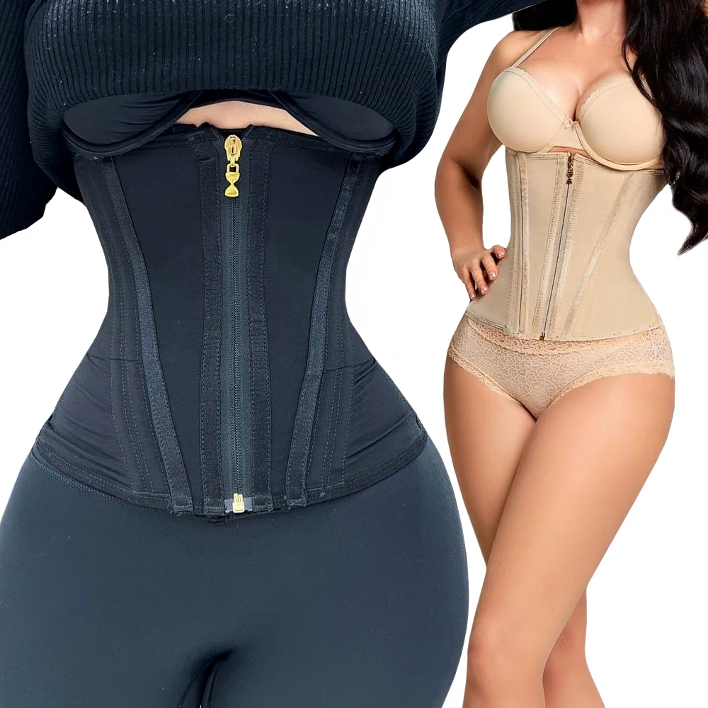 Personal Logo Custom Girdle Sheath Corset Fajas Post Operatorias Fajatex BBL Waist Trainer Shaper Wear Slimming Tummy belt