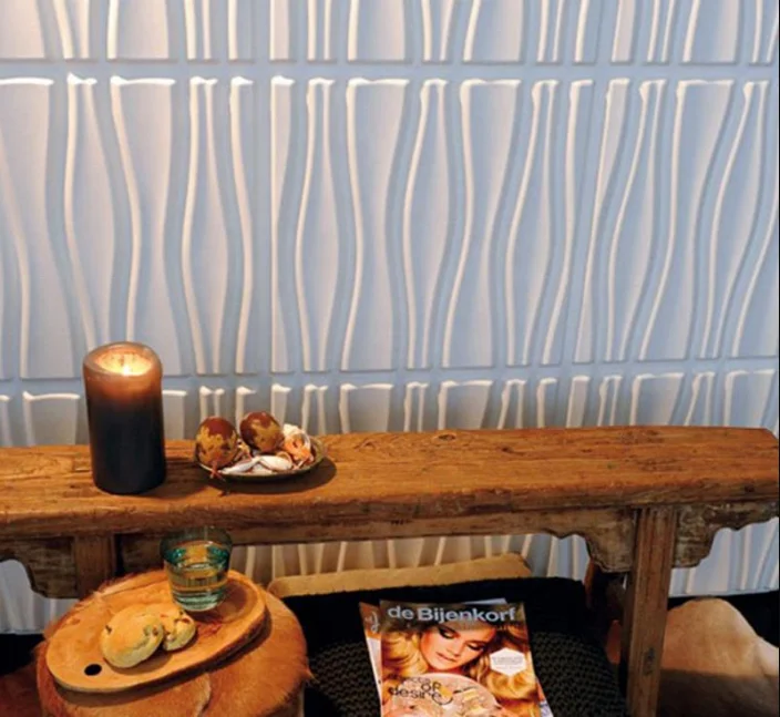 Easy-installation Light Weight Bathroom 3d Wall Panel Waterproof DIY effect