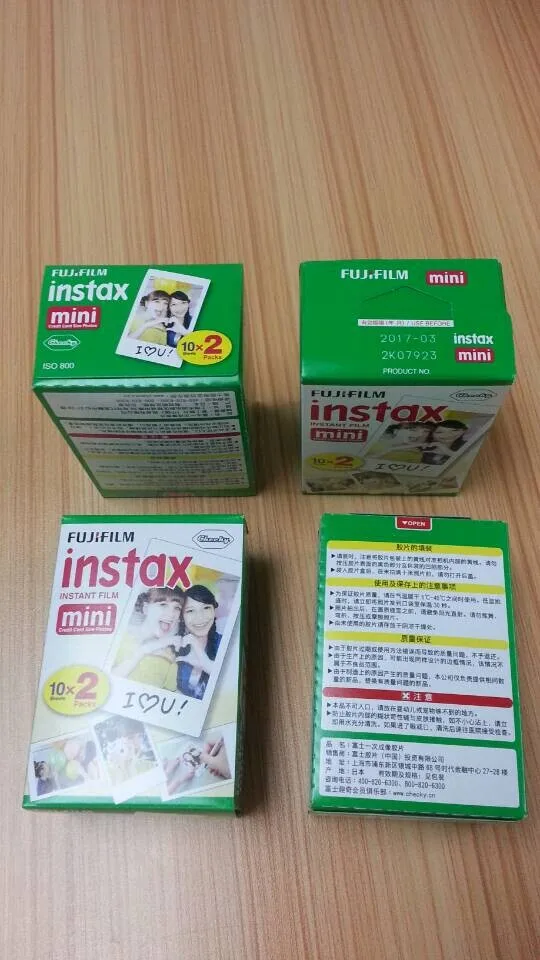 
Lerp&Hot sell original fujifilm fuji instax mini camera film instant mini film white edge film 