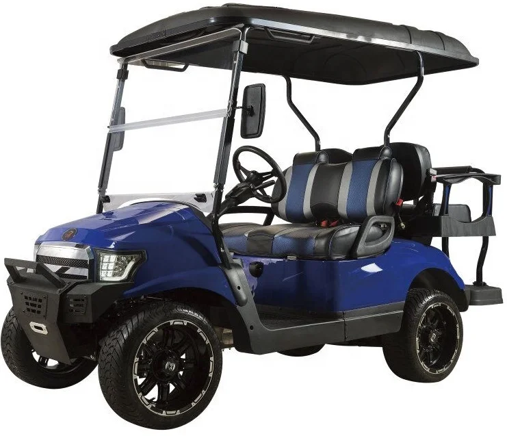 DC motor big 4 wheel golf carts with 30 degree climbing ability