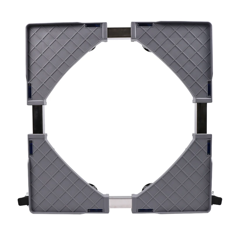 Washing machine stand adjustable movable thickened SS tube washer dryer refrigerator base