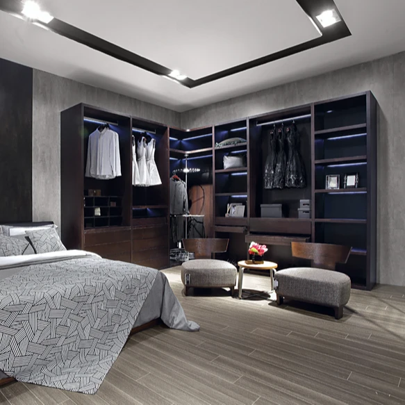 Modern Luxury Customized Wood Glass Metal Kitchen Cabinet Wardrobe and Other Specialized Custom Made Joinery Cabinets