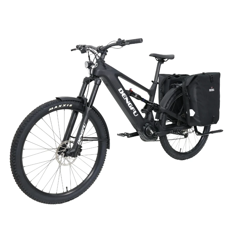 Новый Электрический горный велосипед 2024 DENGFU E82-SUV двигателя BAFANG M510 250W/ANANDA M100 48V 18AH 864WH карбоновая рама