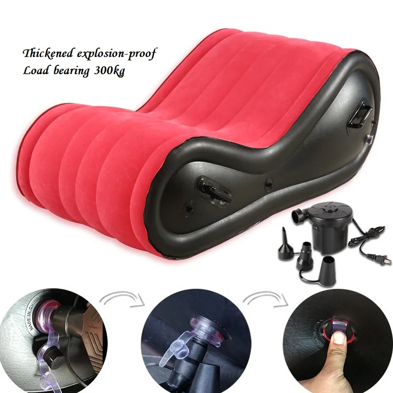 High quality Inflatable cushion sex chair multi-functional bed hotel couple sex furniture supplies