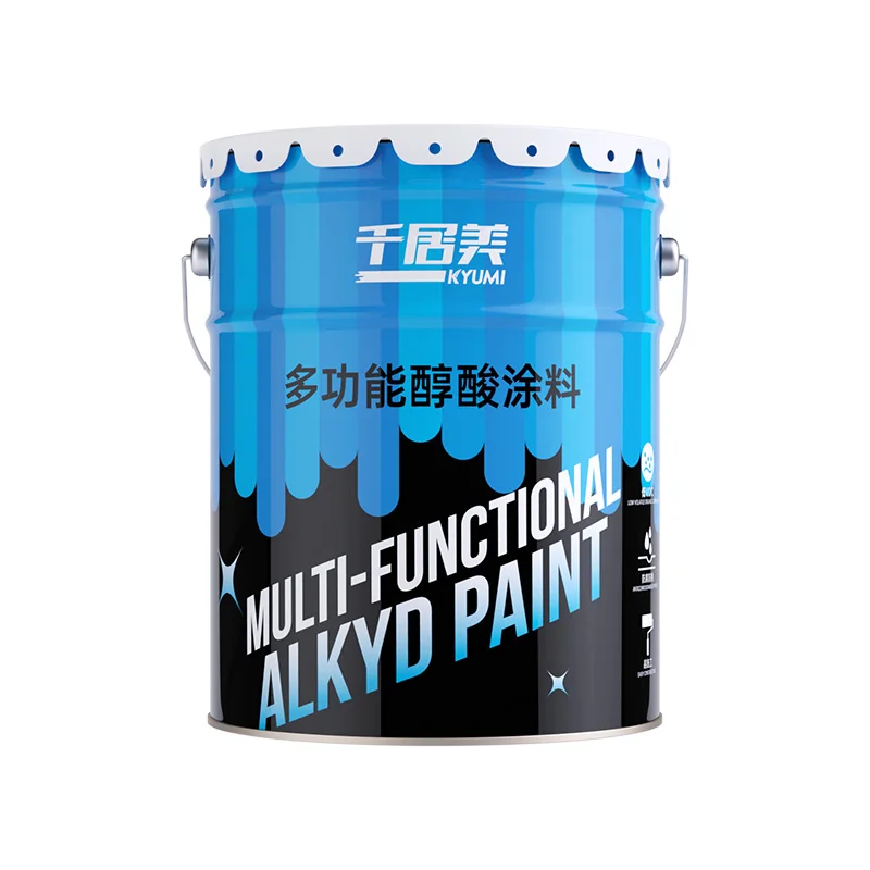 Прочные алкидные покрытия KYUMI для деревянных или стальных конструкций разных цветов