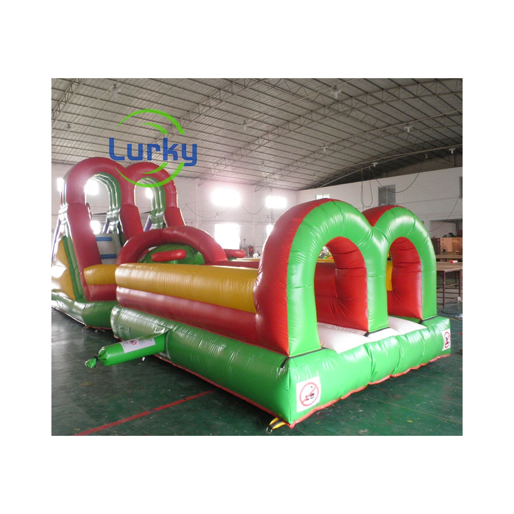 Wholesale Price Custom Outdoor Playground Large Inflatable Obstacle Course Inflatable For Kids And Adult