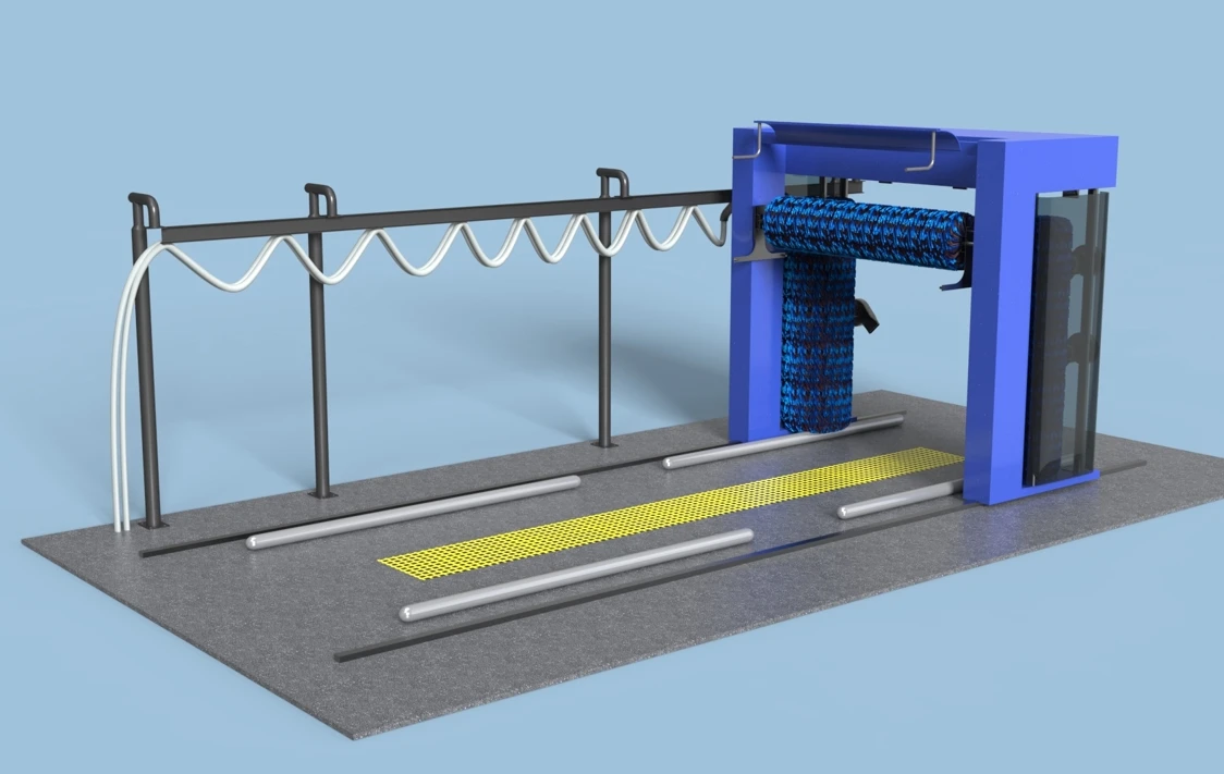 Automatic Bus and Truck Wash Machine