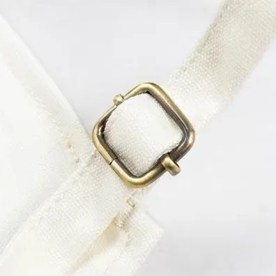 cotton apron simple fashion art attendant white aprons for barista