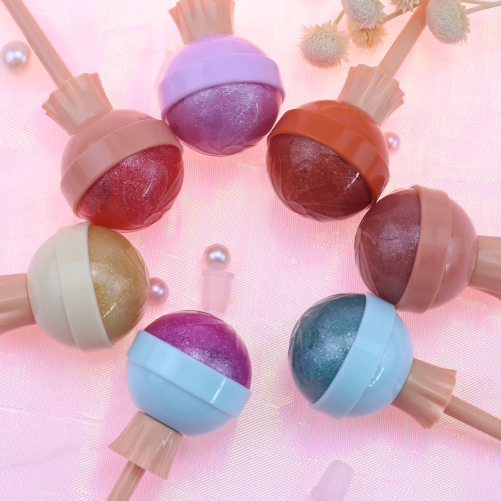 OEM High Pigment Quality Lollipop Lip Gloss Long Lasting Pastel Custom Shimmer Candy Lipstick
