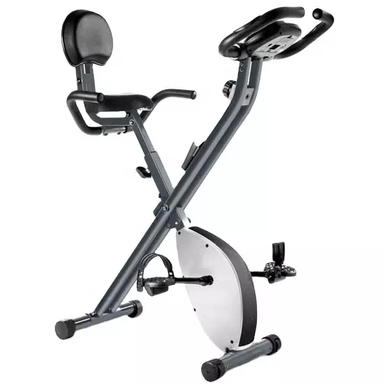 Magnetic Fitness Foldable Stationary Exercise Bike For Home Gym