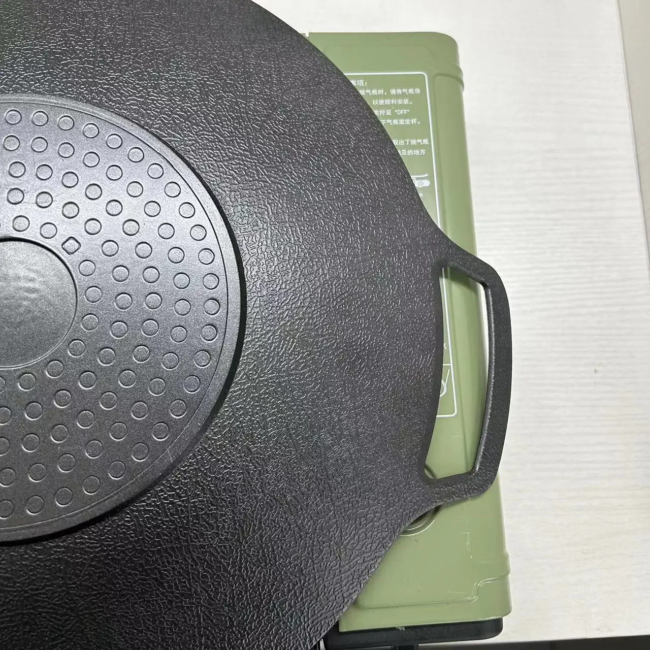 Wholesale Manufacturer Nonstick Frying Pizza Grill Pan Camping Outdoor Cookware