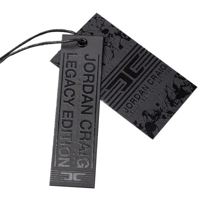 Hot Sale Kraft Card 300/500/700 Customized Logo Name Brand Garment clothing Hang Tag