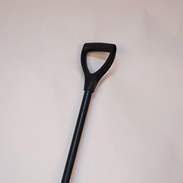 Plastic Snow Shovel Snow Removal with Steel handle and D grip Suitable for Driveway or Pavement Clearing 16 1/2IN