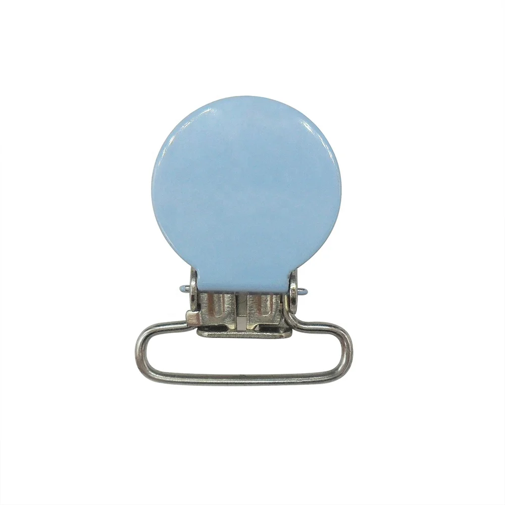 Metal Clip Pacifier Holder Baby Soother Dummy Clip Can Engrave Logo