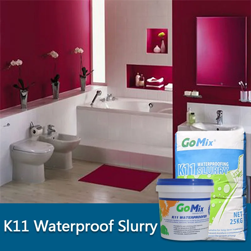 Gomix Material De Building Materials K11 Revestimiento Impermeable Para Techo 25 Paso GRE Y Tiene OEM ODM Personalizado