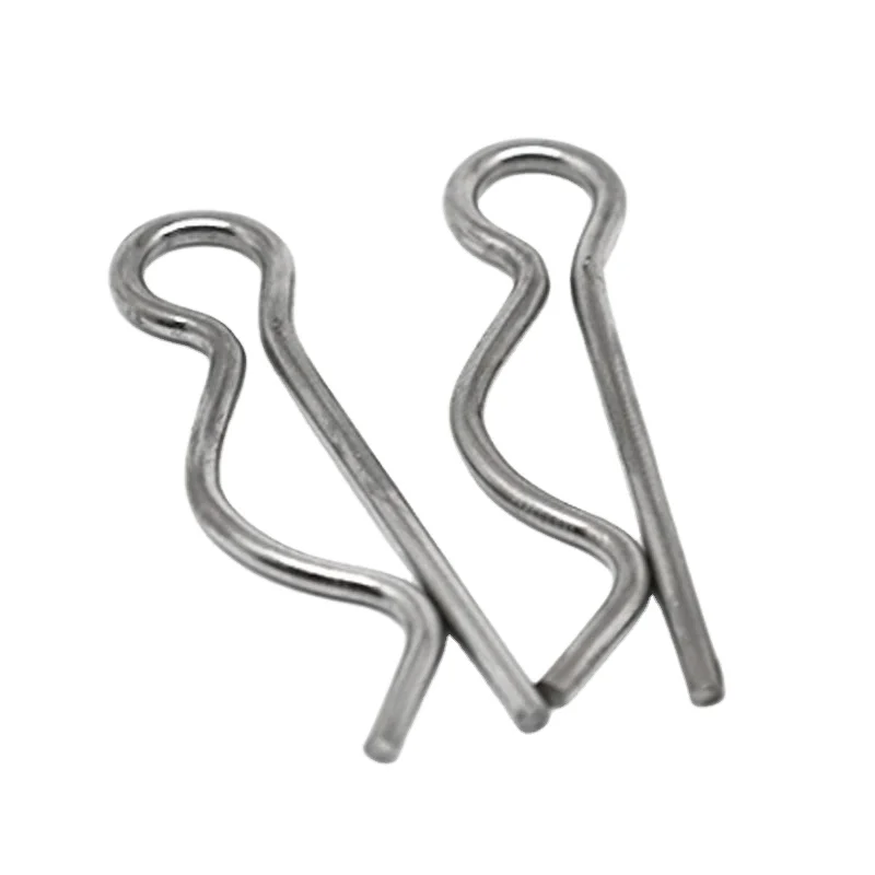 Super Duplex Stainless Steel 2205 2507 A286 Plain R Type Spring Cotter Lock Pin DIN11024