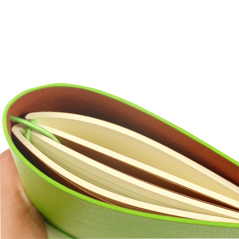 custom design portable executive korean stationery leather journal lined planners and notebook with customization