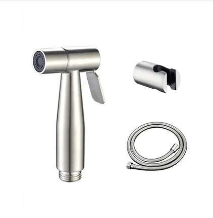 Factory 2024 Hot Sale SS 304 Bathroom Shattaf Toilet Handheld Bidet Bathroom spray Woman Washer